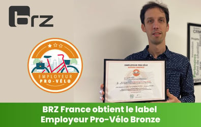 label employeur pro-vélo bronze encadré