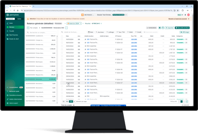 capture d'écran de la plateforme Pennylane