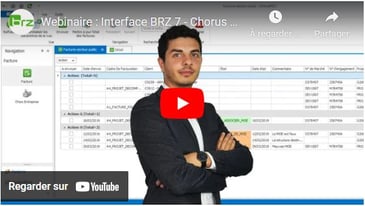 Accédez au replay du webinaire sur l'interface BRZ 7 - Chorus Pro